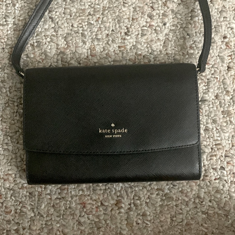 Kate Spade’s Perry Crossbody in Black.